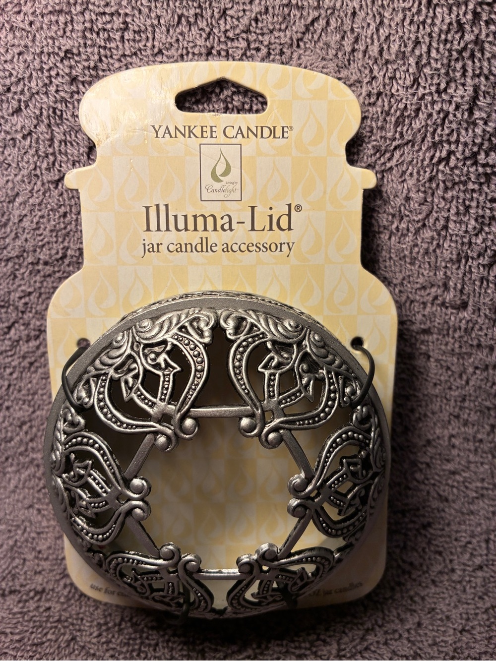 Yankee Candle Illuma-Lid Jar Candle Accessory - Silver
